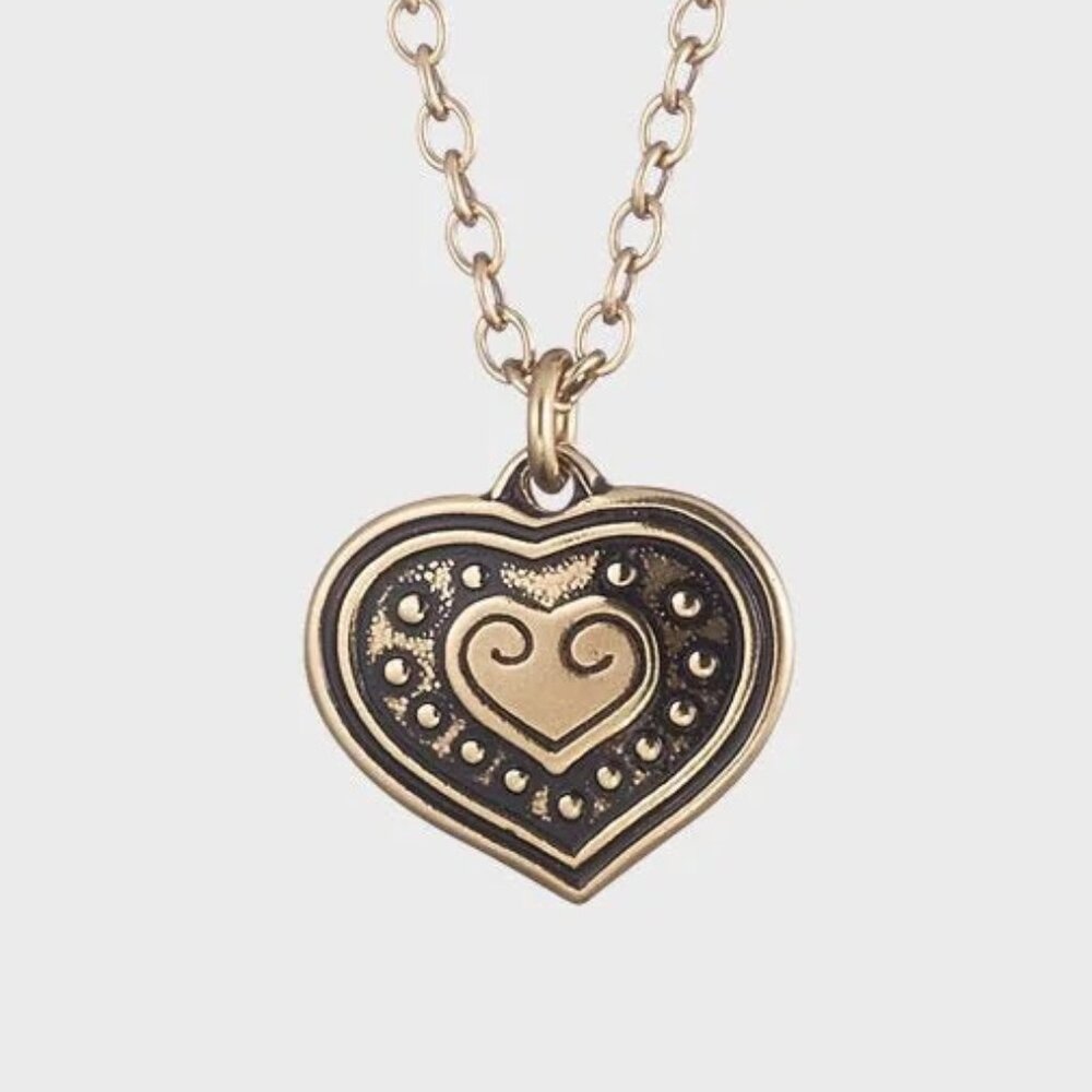 Kalevala | Eura Heart Pendant bronze